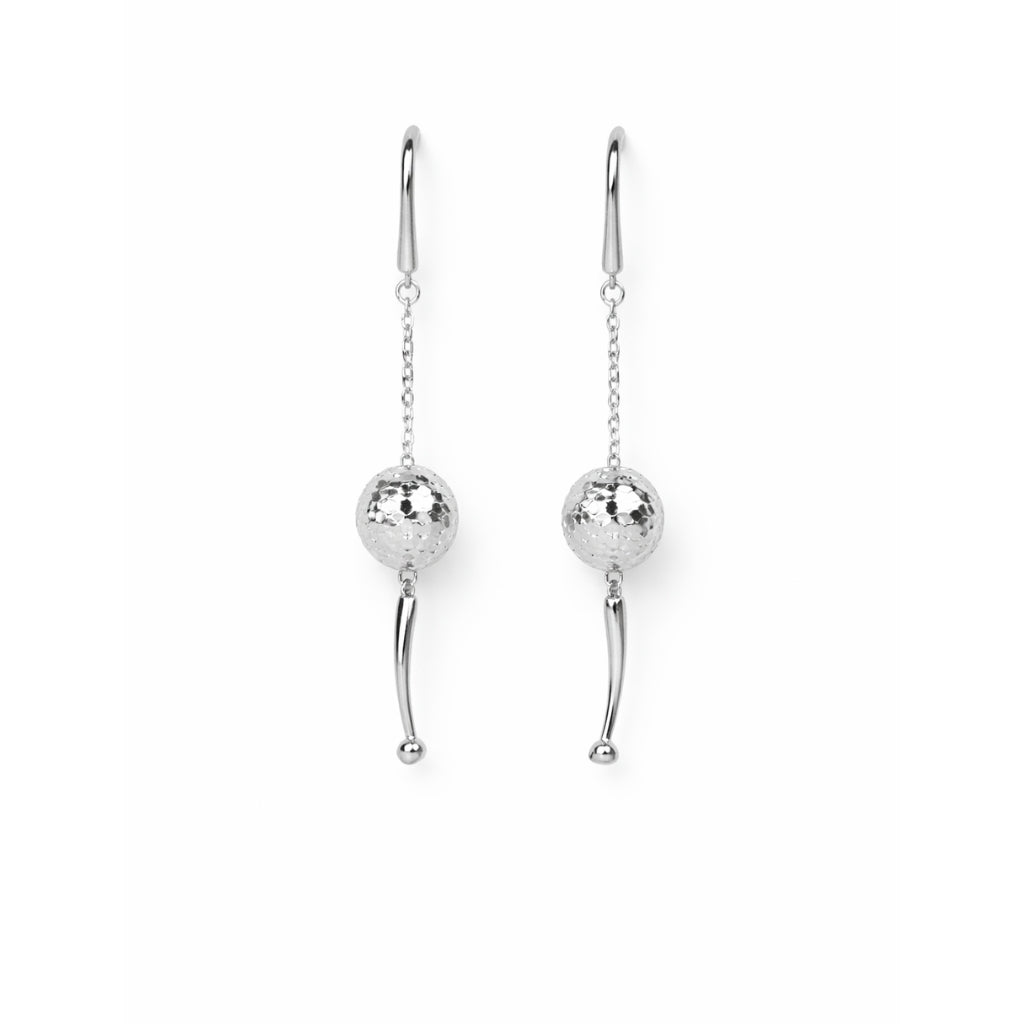 Axora Life 925 sterling silver sphere dangle earrings for women