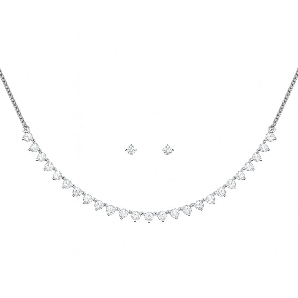 Axora Life 925 sterling silver teardrop necklace set for women