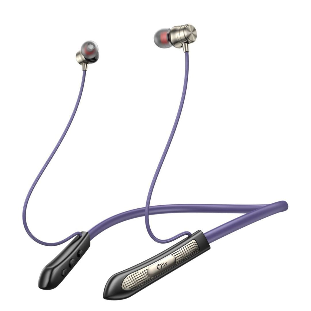 Olivlife HelooBand Bluetooth Neckband with Mic, Bluetooth