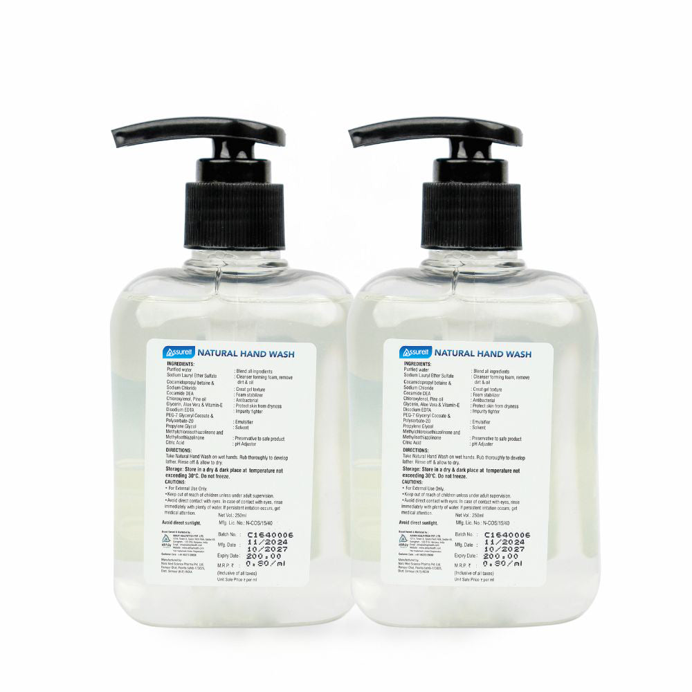 Best Natural Hand Wash India for Daily Use – Assureit Gentle Liquid Hand Wash for Whole Family