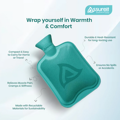 Assureit Hot Water Bag – Best Rubber Hot Water Bottle for Pain Relief and Period Cramps India