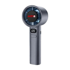 Astra Appliances Astra Rechargeable Handheld Fan | 120 Speed Levels | Digital Display | USB Charging Rechargeable Fan