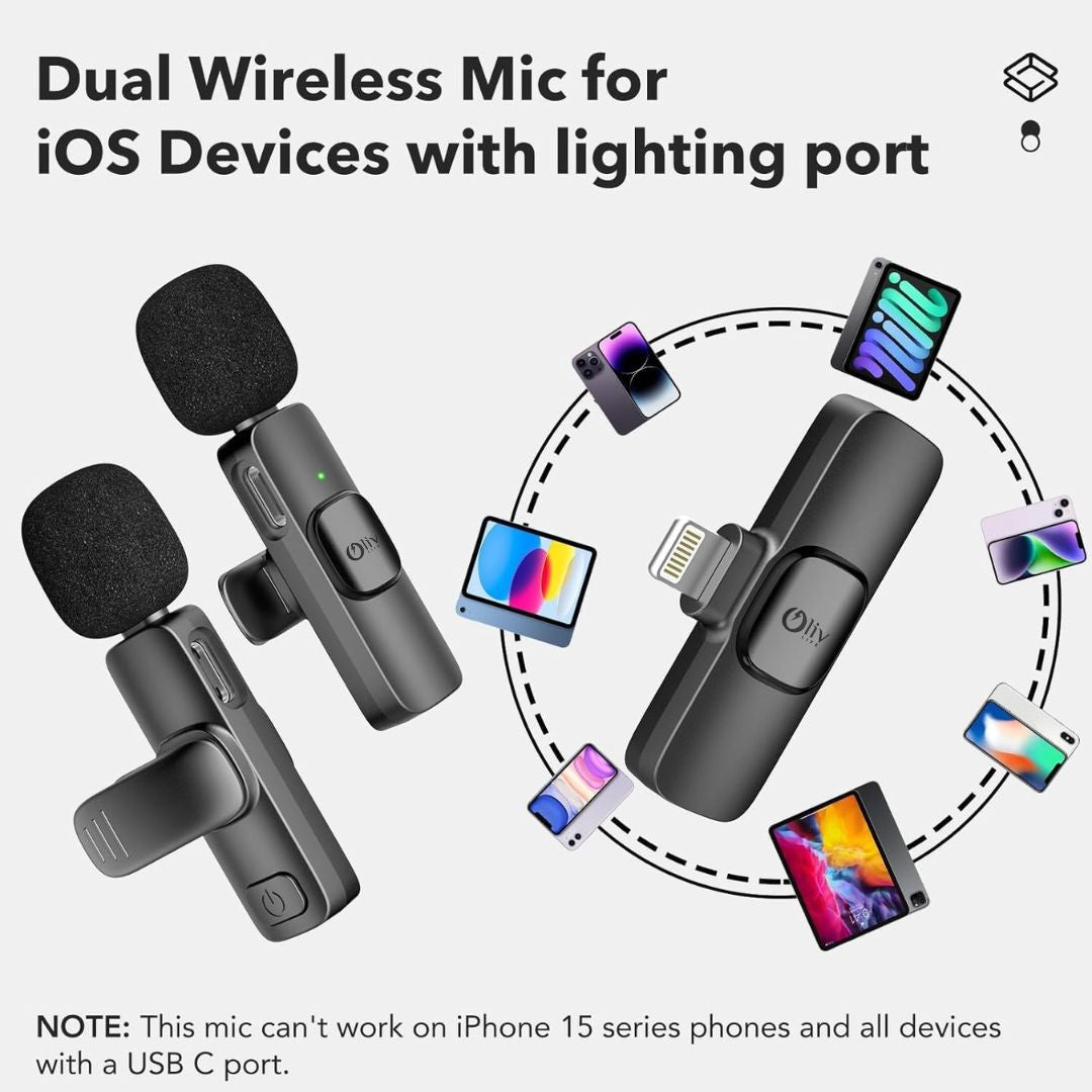 Oliv Life 3 in 1 Bluetooth Wireless Microphone