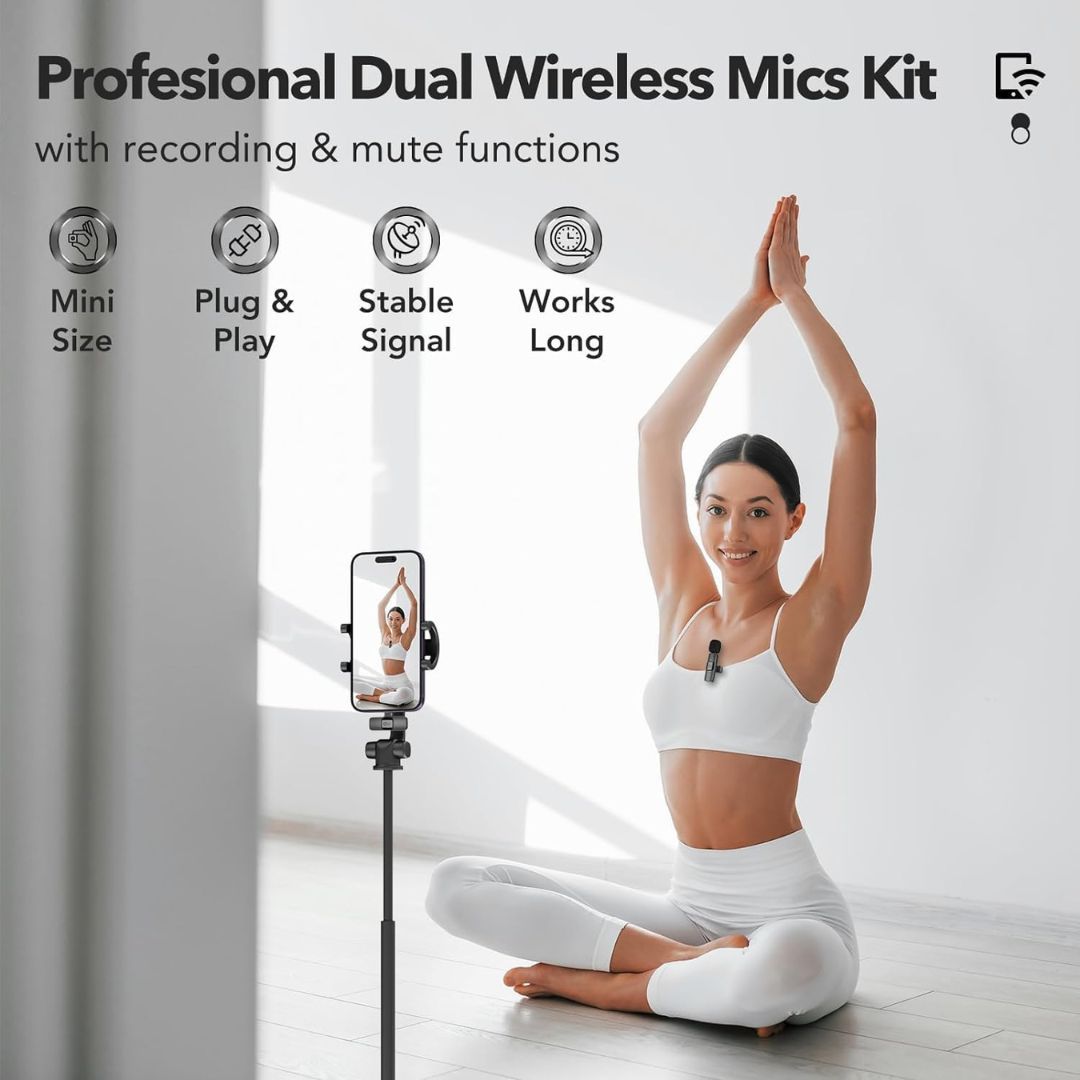 Oliv Life 3 in 1 Bluetooth Wireless Microphone
