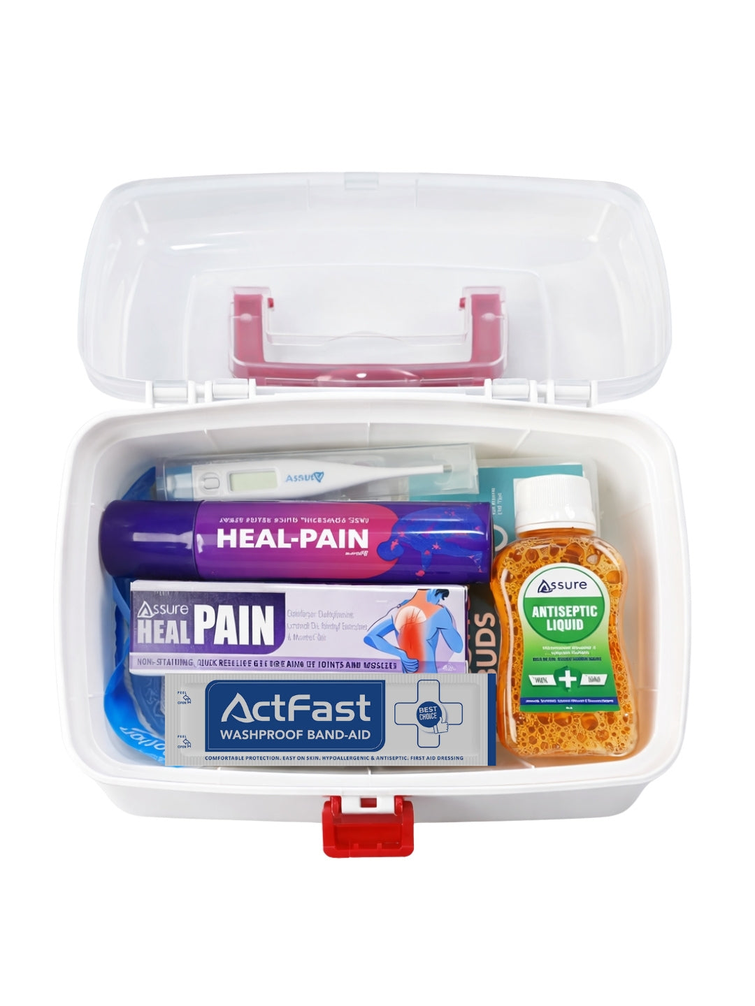 Assureit Complete First Aid Kit Box for Home, Office & Travel