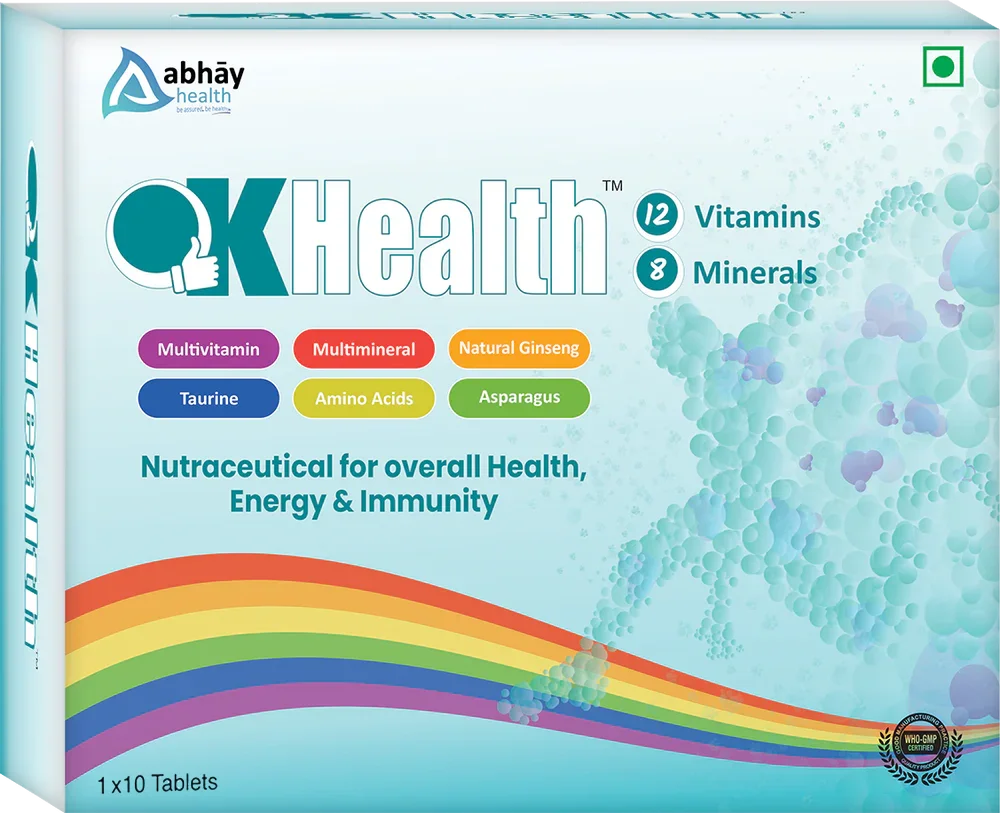 OKHEALTH Multiviatmin -10 Tablets for Men & Women