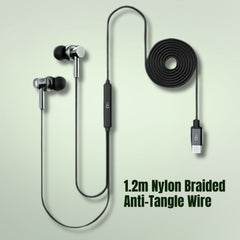 OlivLife USB-C Wired Earphones with Mic