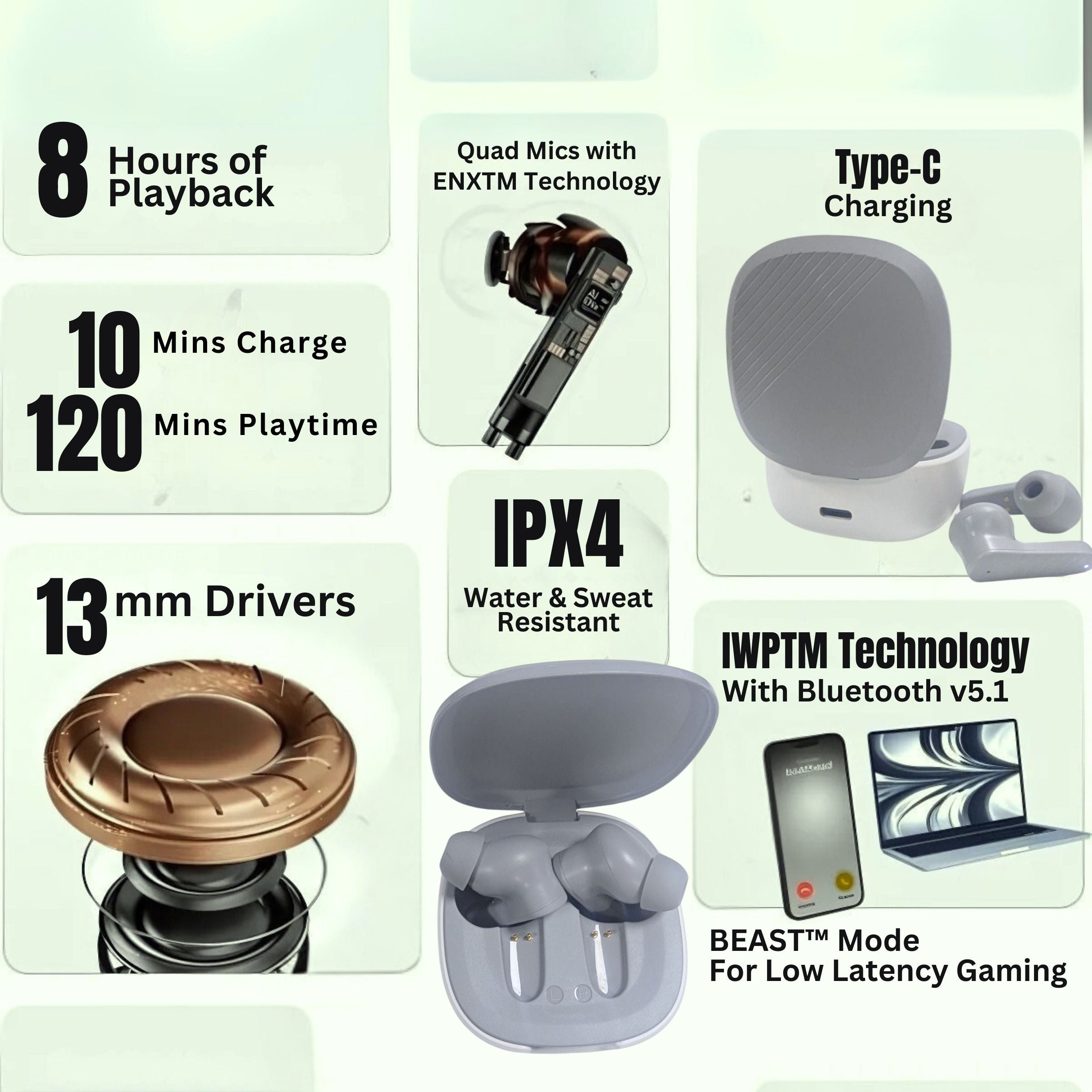 Best earbuds under 2000, best gaming earbuds, best wireless earbuds