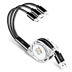 OlivLife 3 IN 1 Charging Cable (BLACK)
