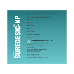 Assure Suregesic-NP Nimesulide & Paracetamol Tablets (10 *10)