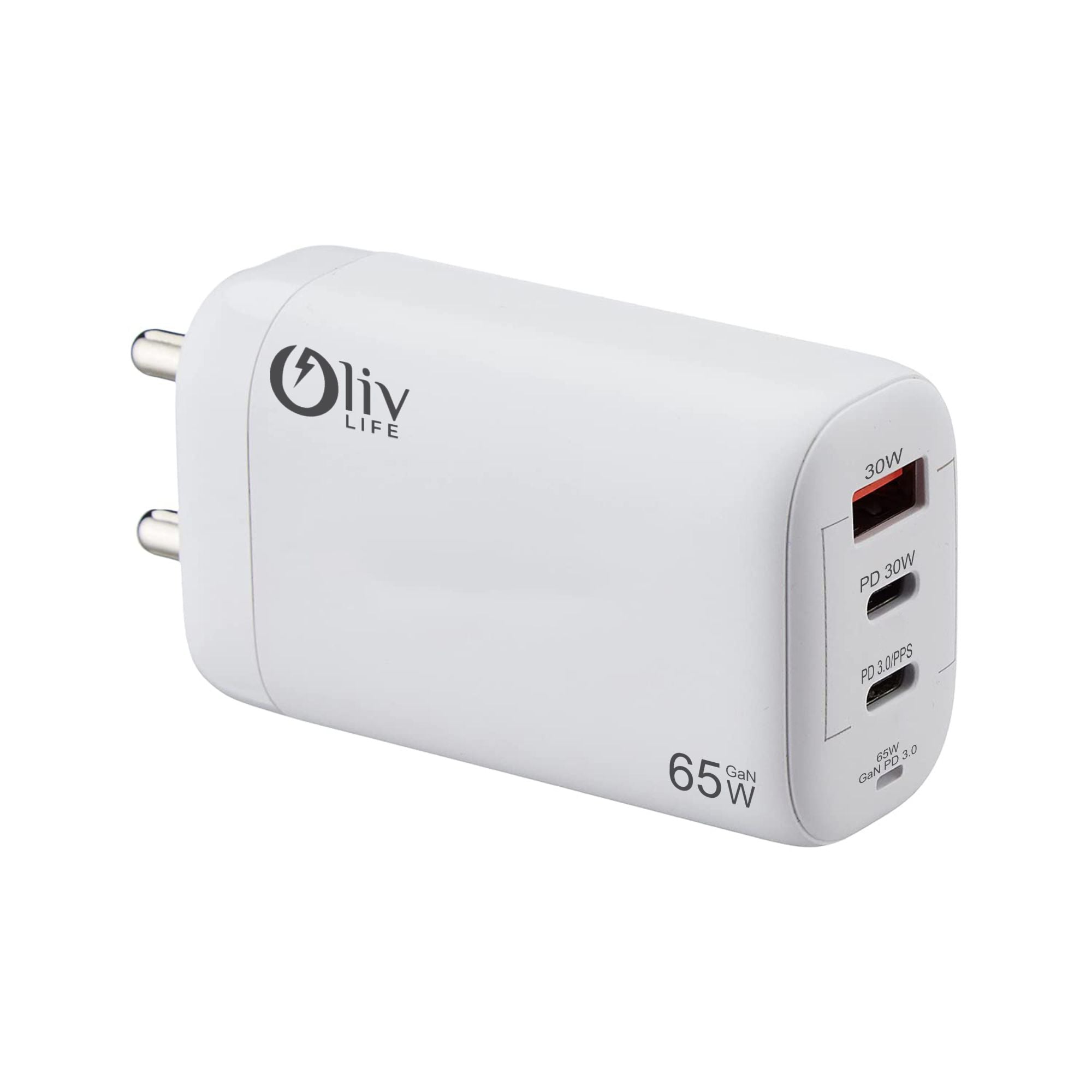 Oliv 65W GaN USB-C PD Fast Charger