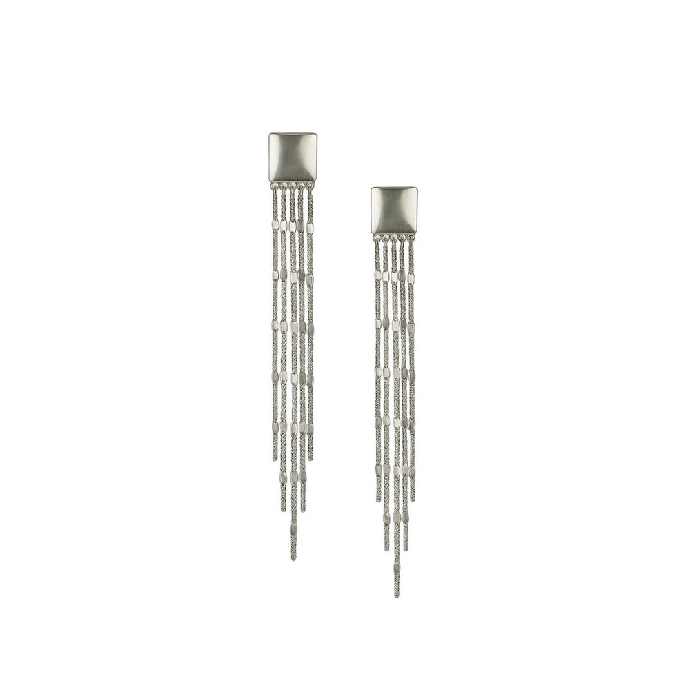 Axora Life 925 sterling silver multi strand tassel earrings for women
