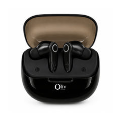 OlivLife Nero wireless earbuds with charging case
