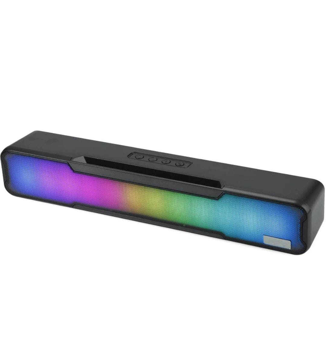 OlivLife Black Wireless Bluetooth Soundbar – Sleek Design,Clear Audio, Deep Bass, and Long Battery Life