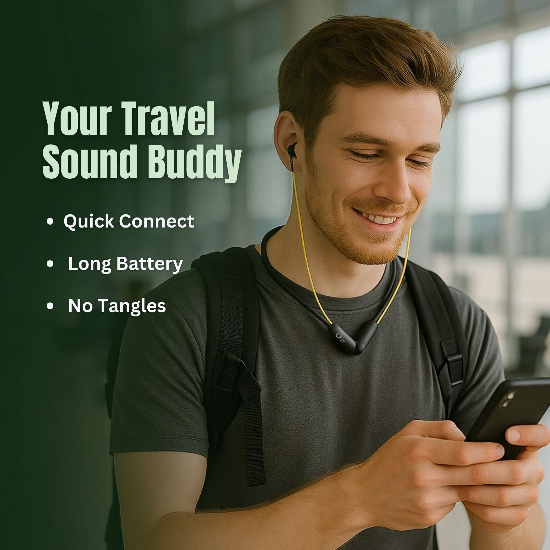 Olivlife Bluetooth Neckband with Mic, Bluetooth