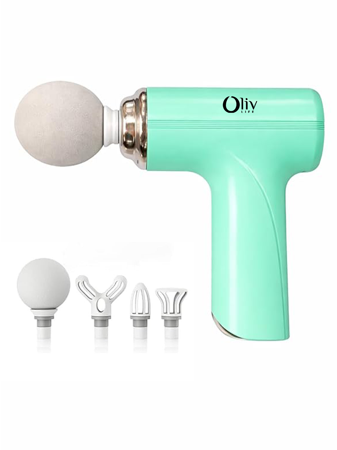 Olivlife Massage Gun for Body Pain – Mini Massage Gun for Deep Tissue, Muscle & Body Pain Relief