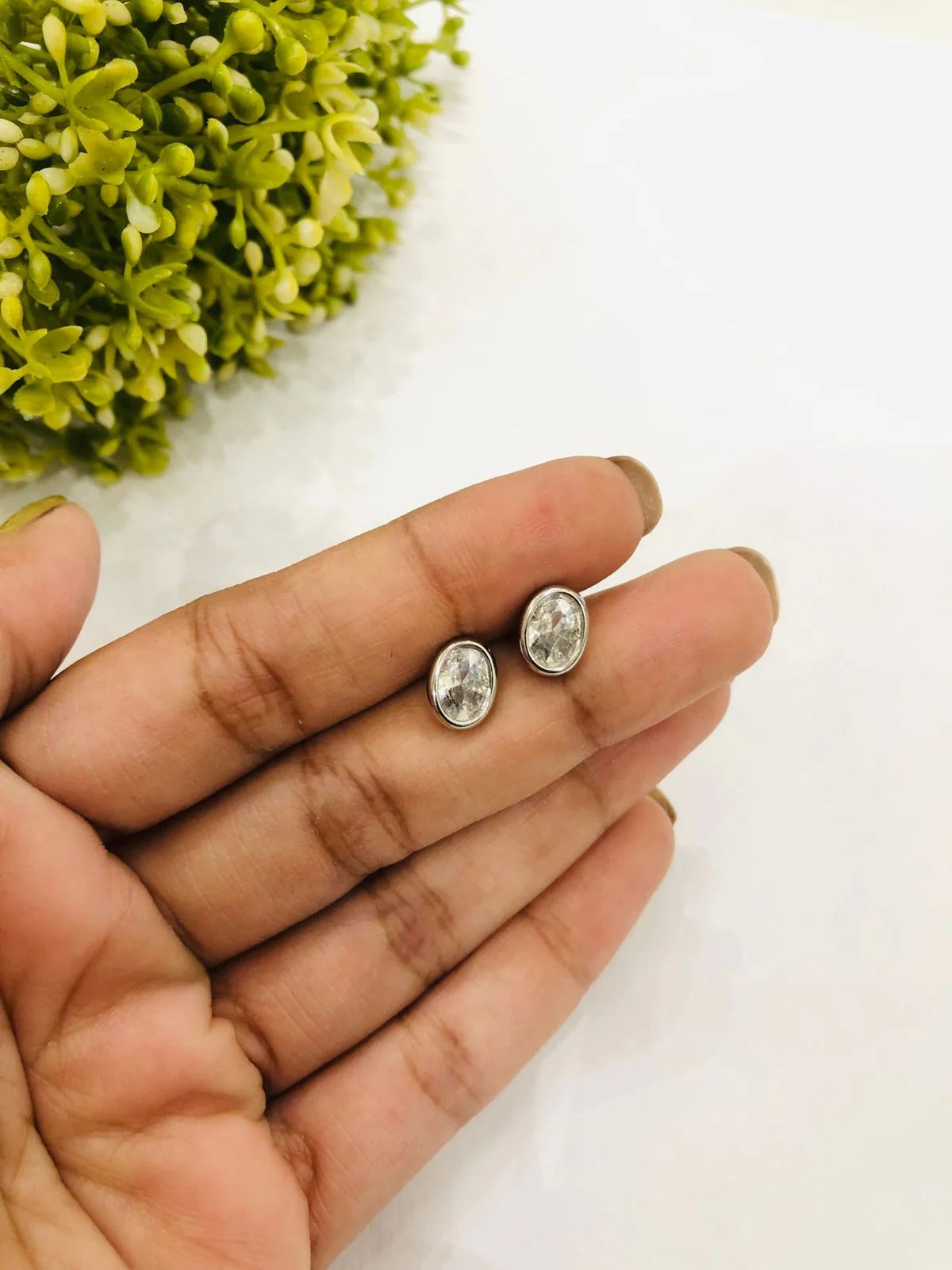 Sterling Silver 925 Classic Stud Earrings
