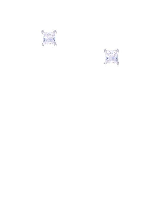 Axora Square Stud Earrings in 925 Sterling Silver