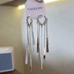 925 Sterling Silver Tassel Earrings