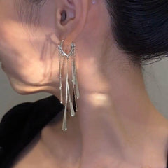 925 Sterling Silver Tassel Earrings