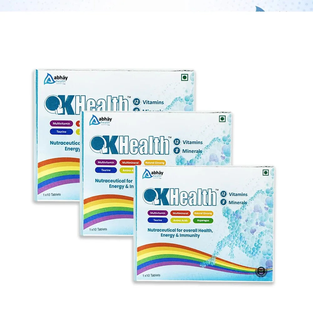 OKHEALTH Multiviatmin -10 Tablets for Men & Women