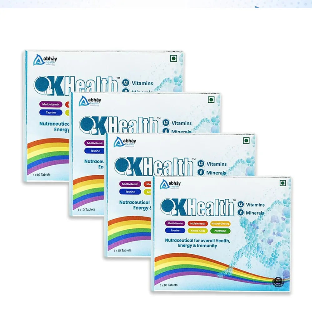 OKHEALTH Multiviatmin -10 Tablets for Men & Women